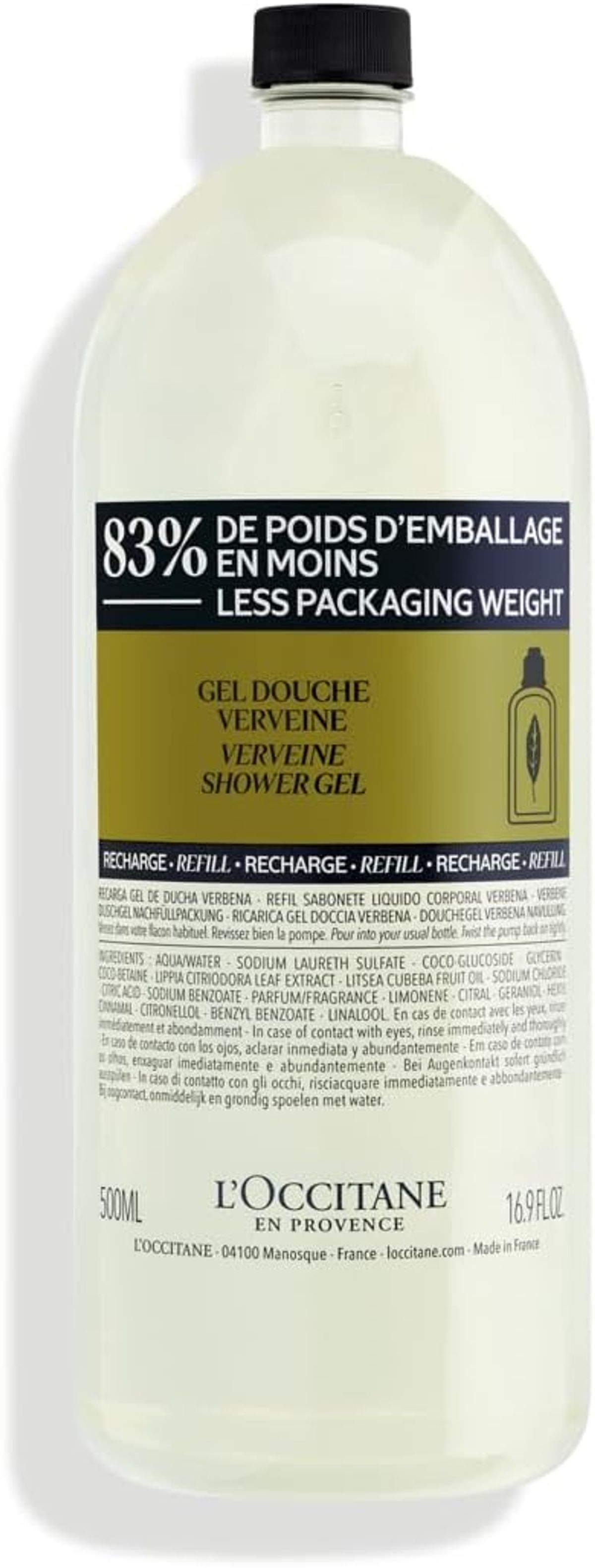 L'OCCITANE Verbena Bath & Shower Gel Refill