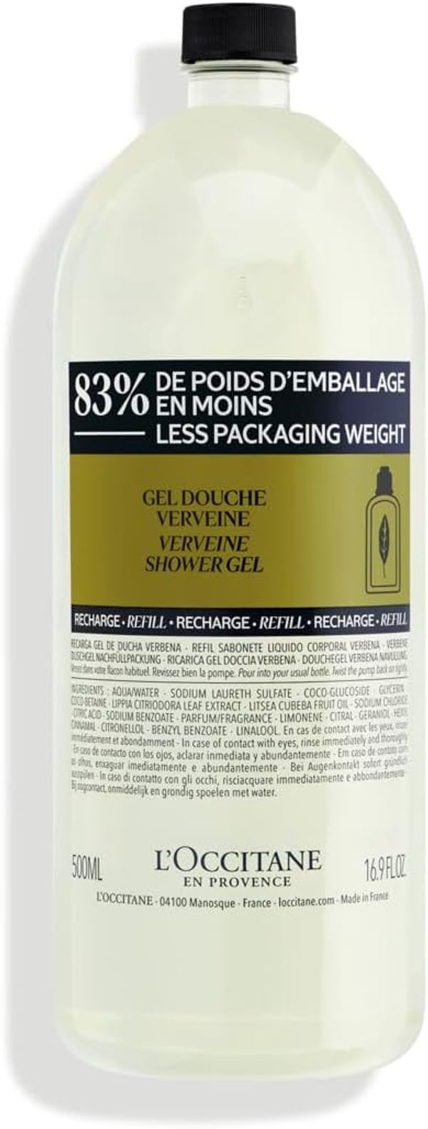 L'OCCITANE Verbena Bath & Shower Gel Refill