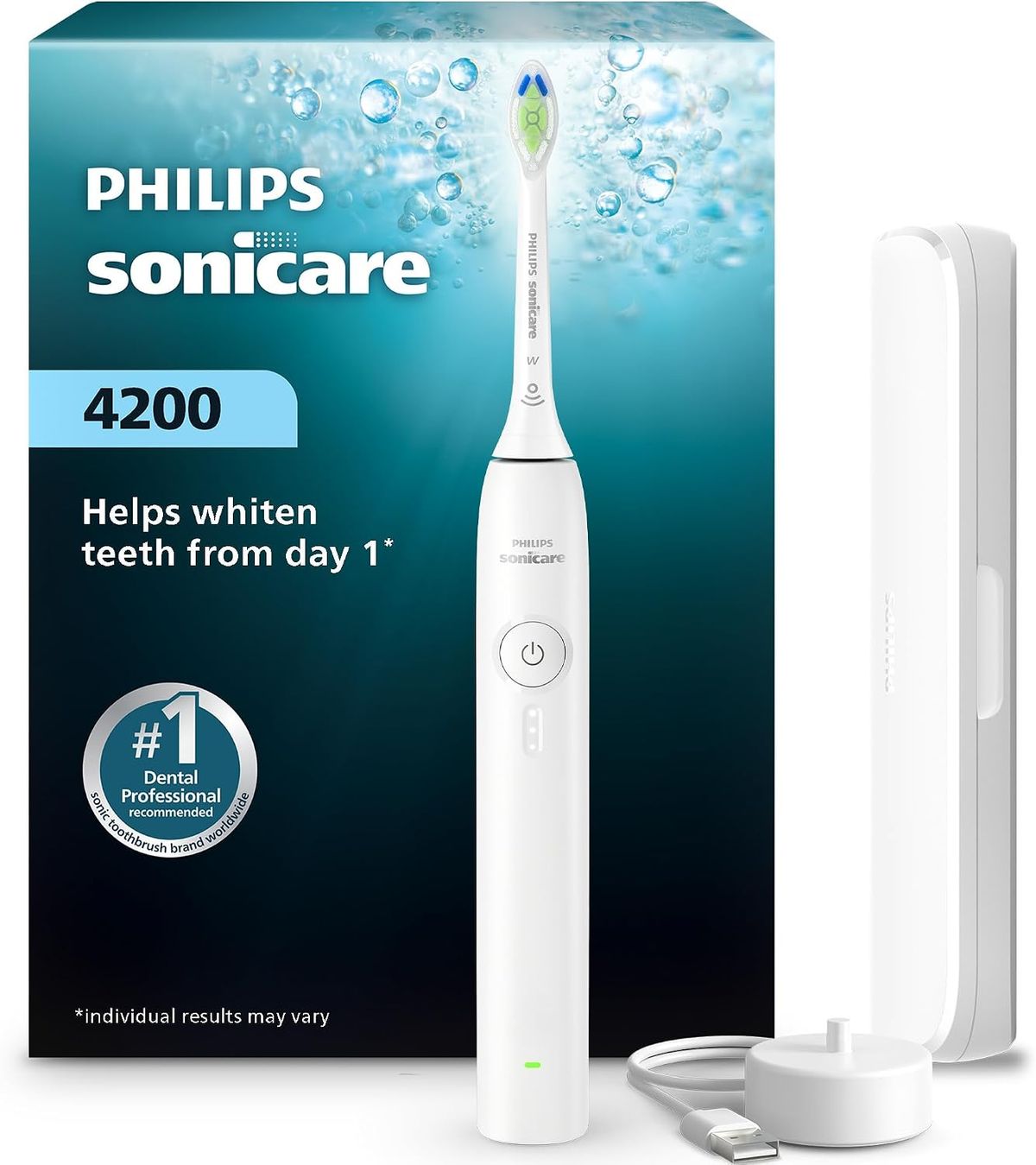 Philips Sonicare 4200 Rechargeable Electric Toothbrush