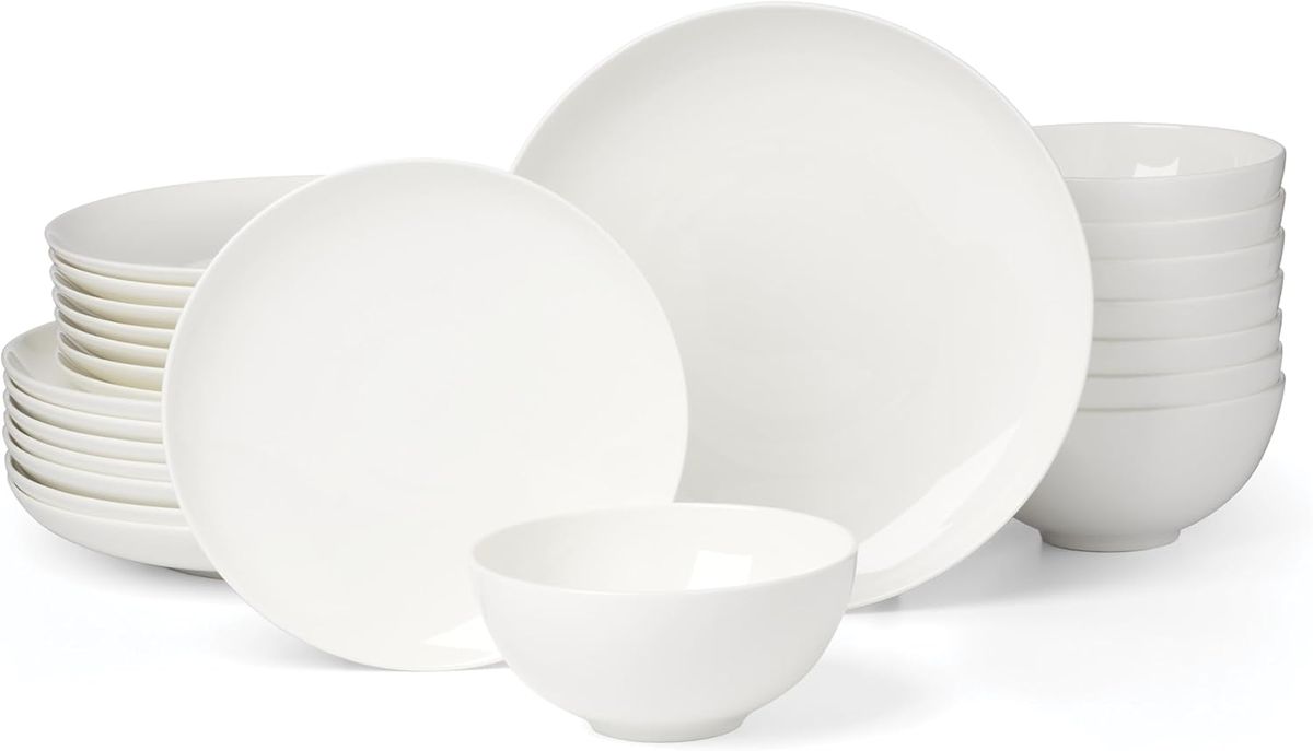Lenox Studio 1414 Coupe Bone China 24-Piece Dinnerware Set for 8