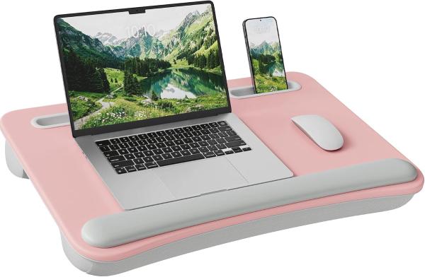 SONGMICS Laptop Lap Desk with Cushion