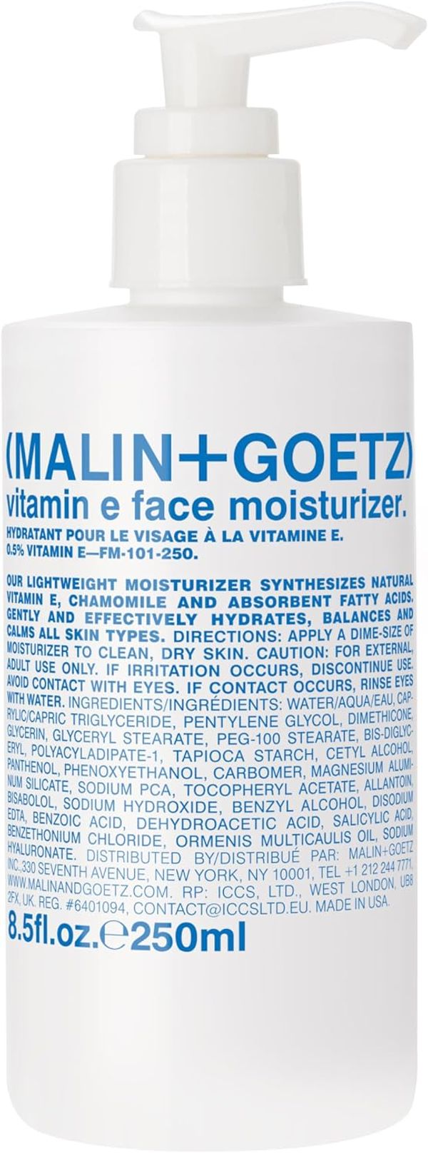 MALIN+GOETZ Vitamin E Face Moisturizer, 4 oz