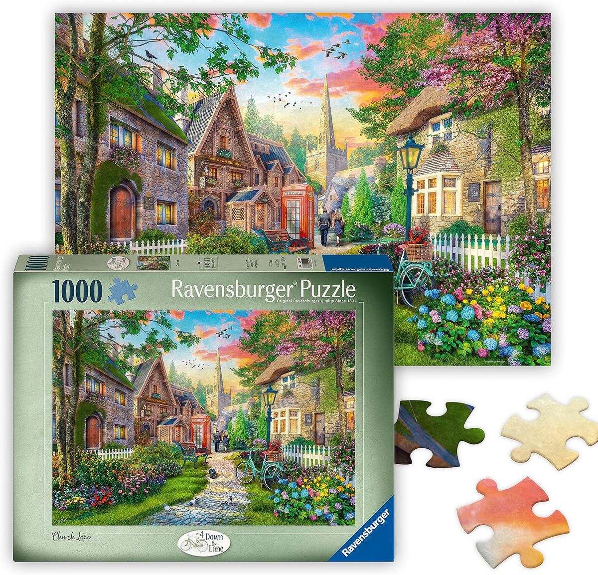 Ravensburger Church Lane 1000 Piece Jigsaw Puzzle