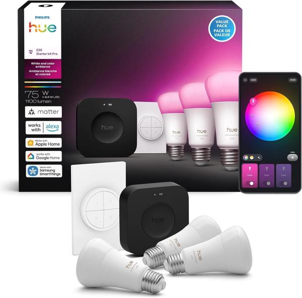 Philips Hue Smart Lighting Starter Kit