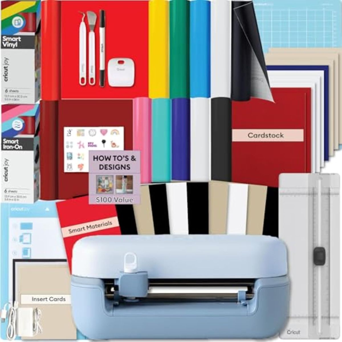 Cricut Joy 2 Essential Bundle + Rainbow Sampler