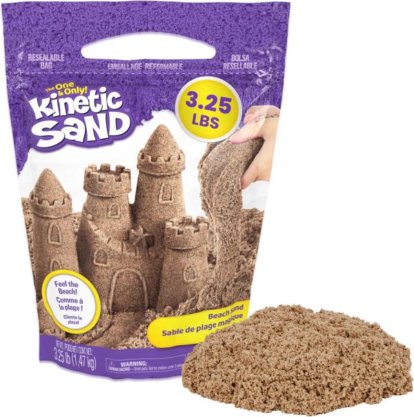 Kinetic Sand 3.25 lb Beach Sand Sensory Play Toy