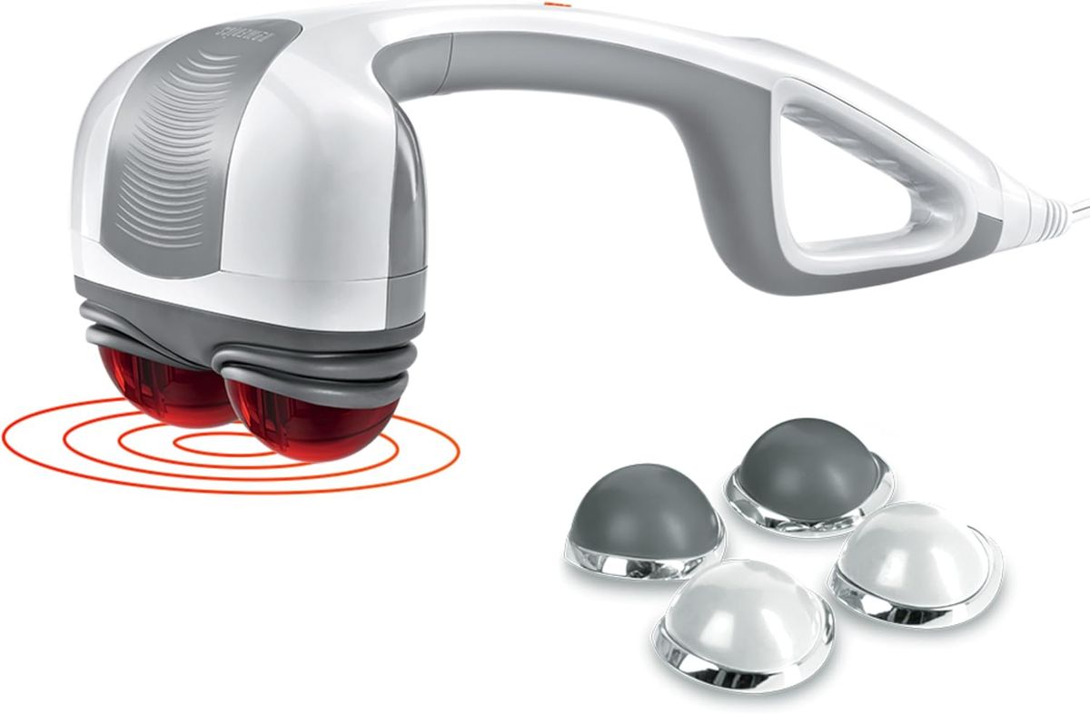 Homedics Back Massager, Heated Automatic Percussion Body Massager