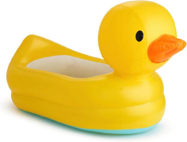 Munchkin Duck Inflatable Baby Bathtub with Heat Alert