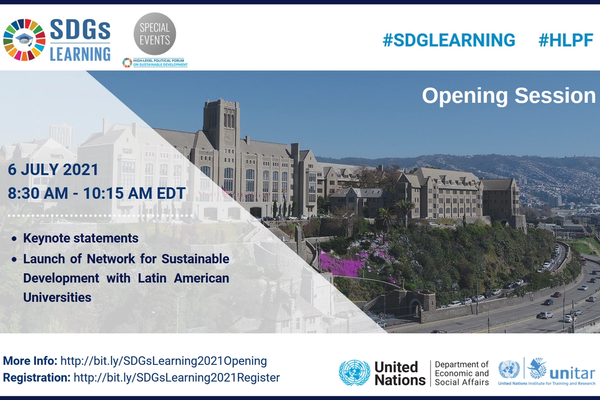 Opening Session - SDG Learning and Training 2021