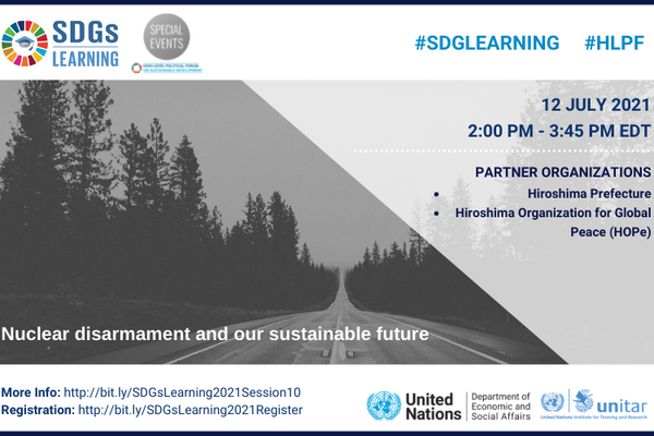 Nuclear Disarmament and Our Sustainable Future