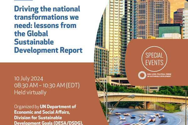 Driving the national transformations we need: lessons from the Global Sustainable Development Report