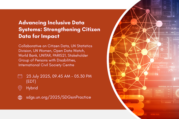 Advancing Inclusive Data Systems: Strengthening Citizen Data for Impact