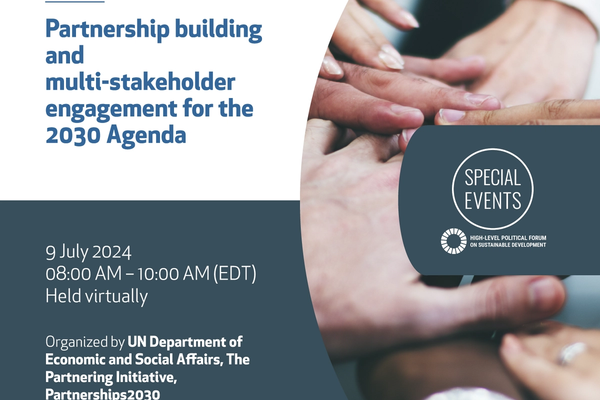 Partnership building and multi-stakeholder engagement for the 2030 Agenda