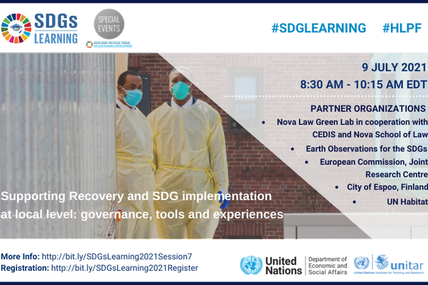 Supporting Recovery and SDG implementation at local level: governance, tools and experiences