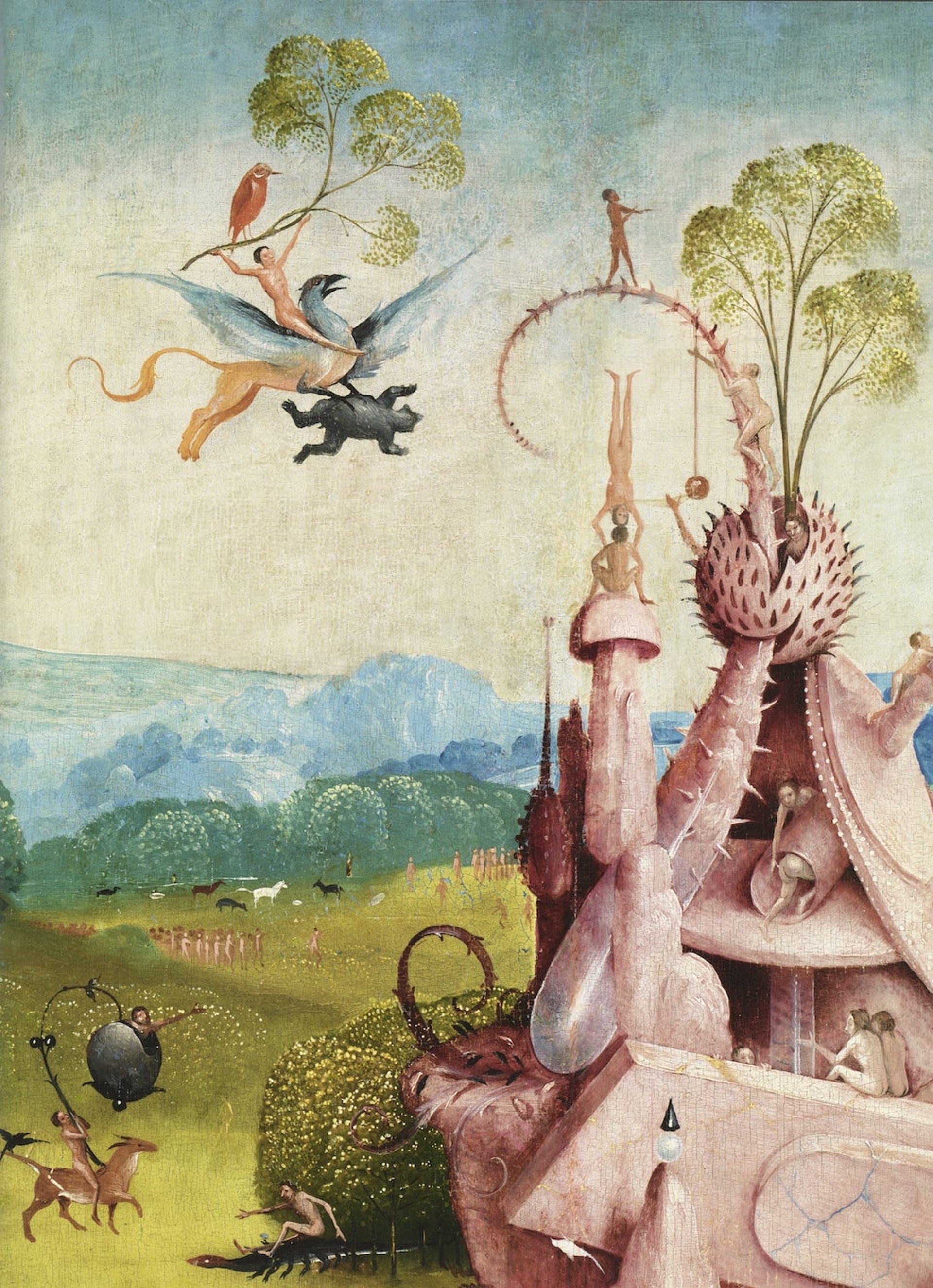 Hieronymus Bosch, The Garden of Earthly Delights (detail), 1503