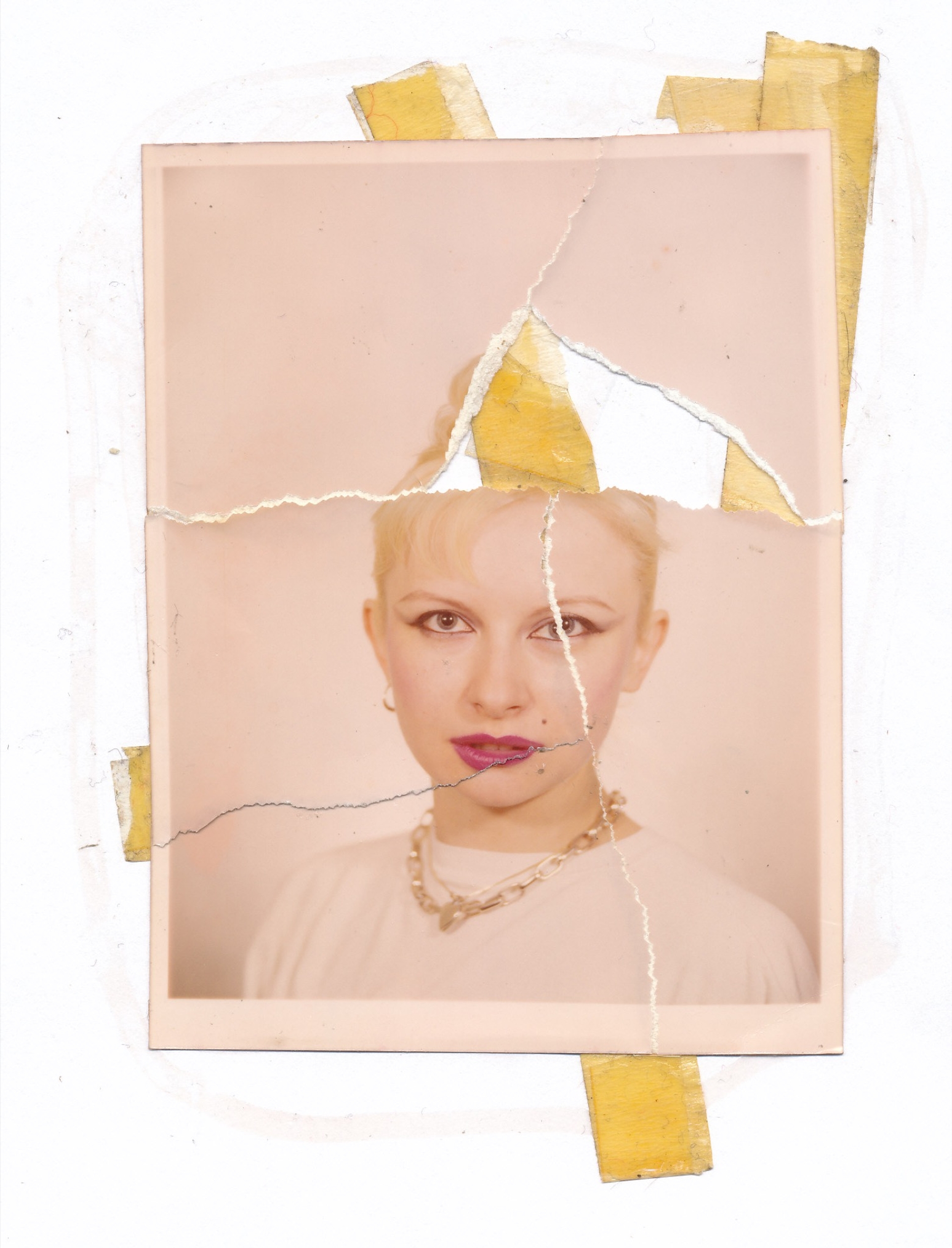 Tabea Blumenschein in a Die Tödliche Doris "Automatenfoto," 1984. Courtesy of Wolfgang Müller.