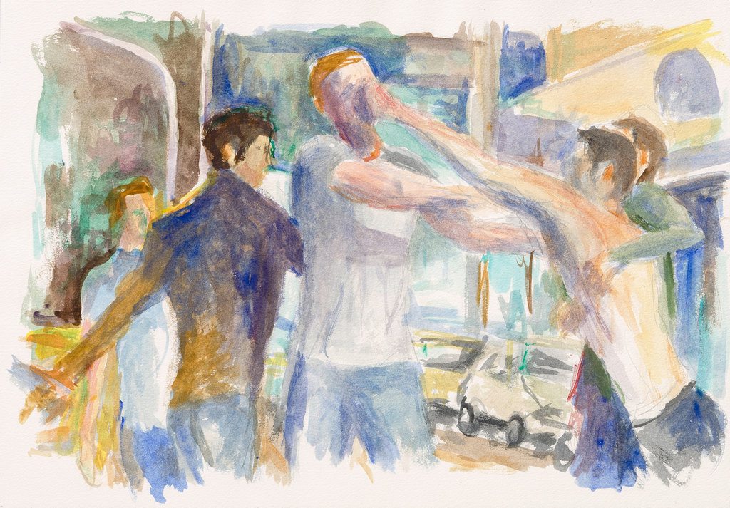 Make Watercolors Great Again: JOHN KELSEY Paints the Sad White Alpha Male