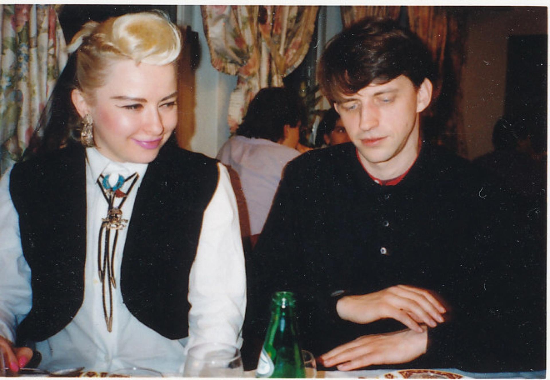 Young Tabea Blumenschein and Wolfgang Müller in West Berlin (1980s).