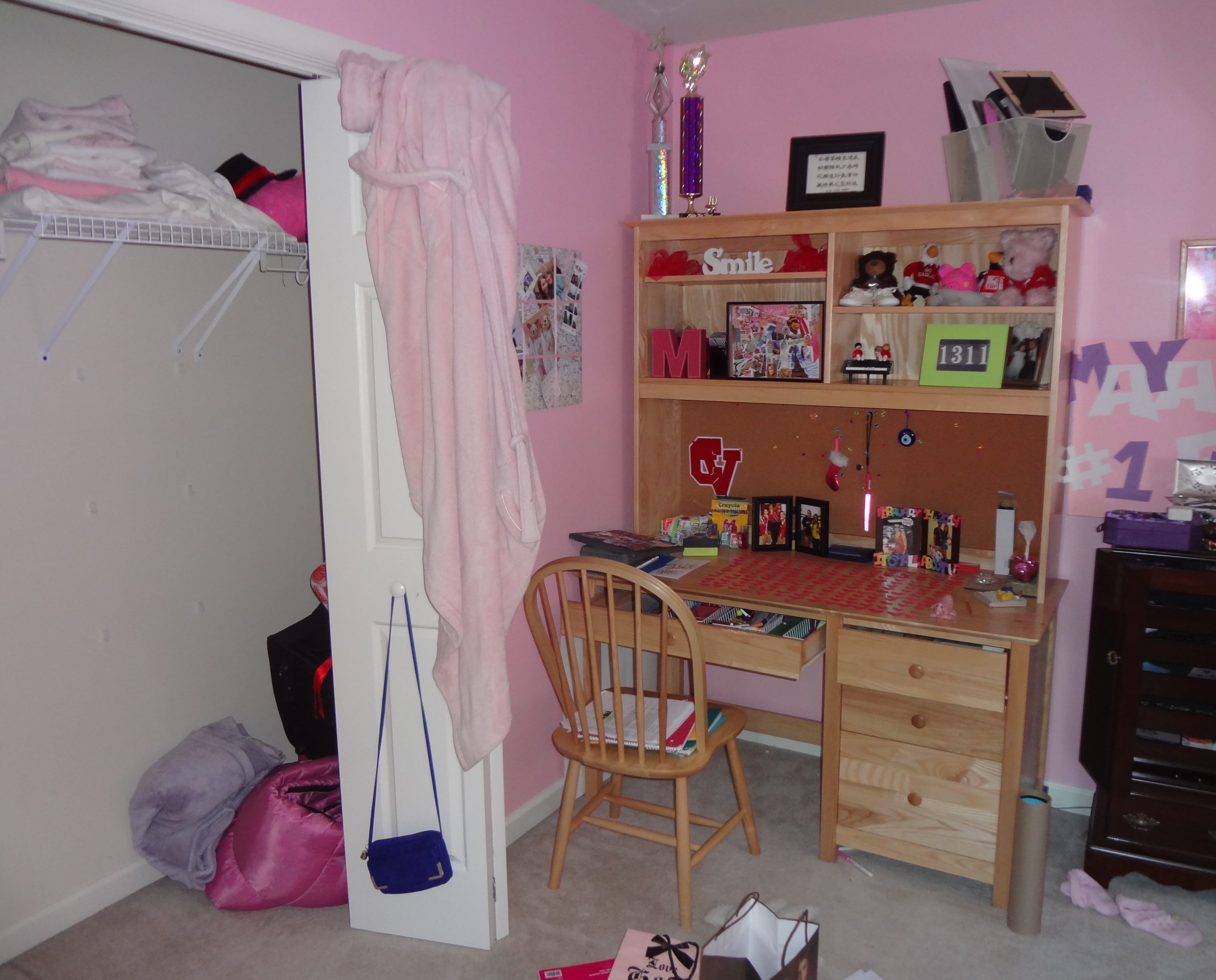 Man's childhood bedroom. Courtesy of Man.