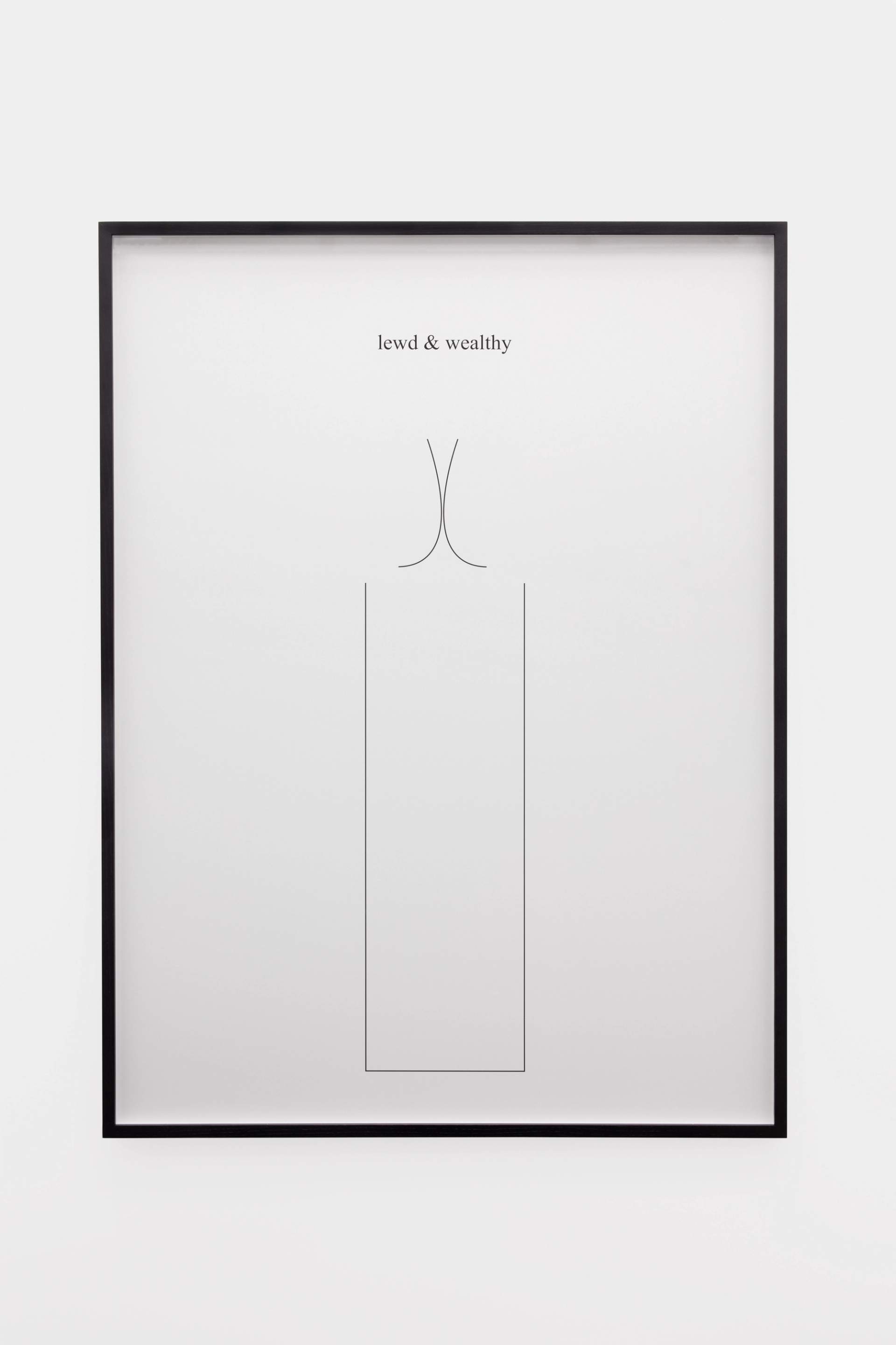 Anna-Sophie Berger, “lewd & poor,” 2022, Inkjet on paper, frame, 100 x 135 cm