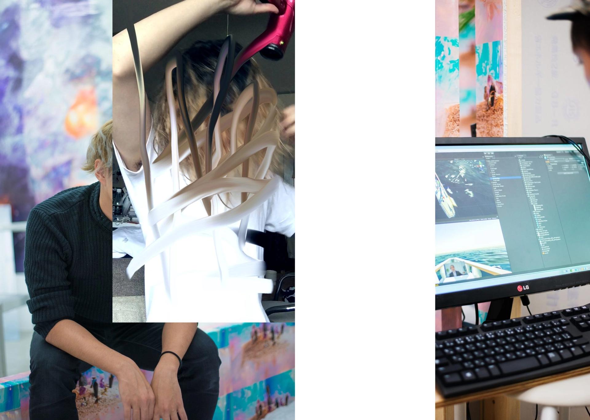 Touchscreen Abstract Expressionist KENTA COBAYASHI