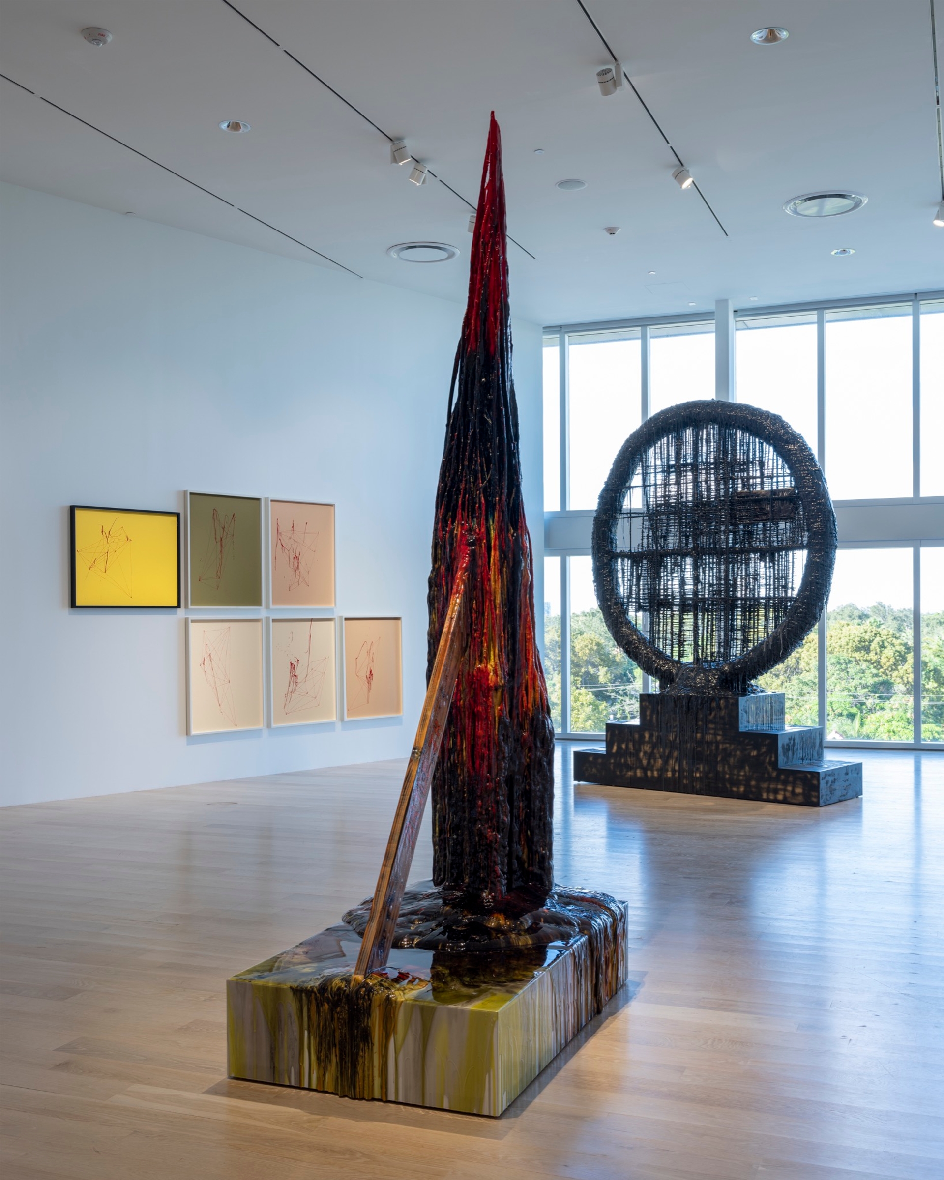 Installation view: "Sterling Ruby" at the Institute of Contemporary Art, Miami. Nov 7, 2019 – Feb 2, 2020. Photo: Fredrik Nilsen Studio.