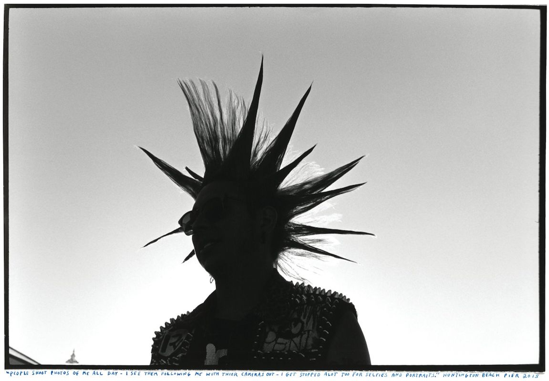 Ed Templeton, Hawk and Spikes Silhouette, HB, 2015. Courtesy of the artist and Roberts Projects, Los Angeles.