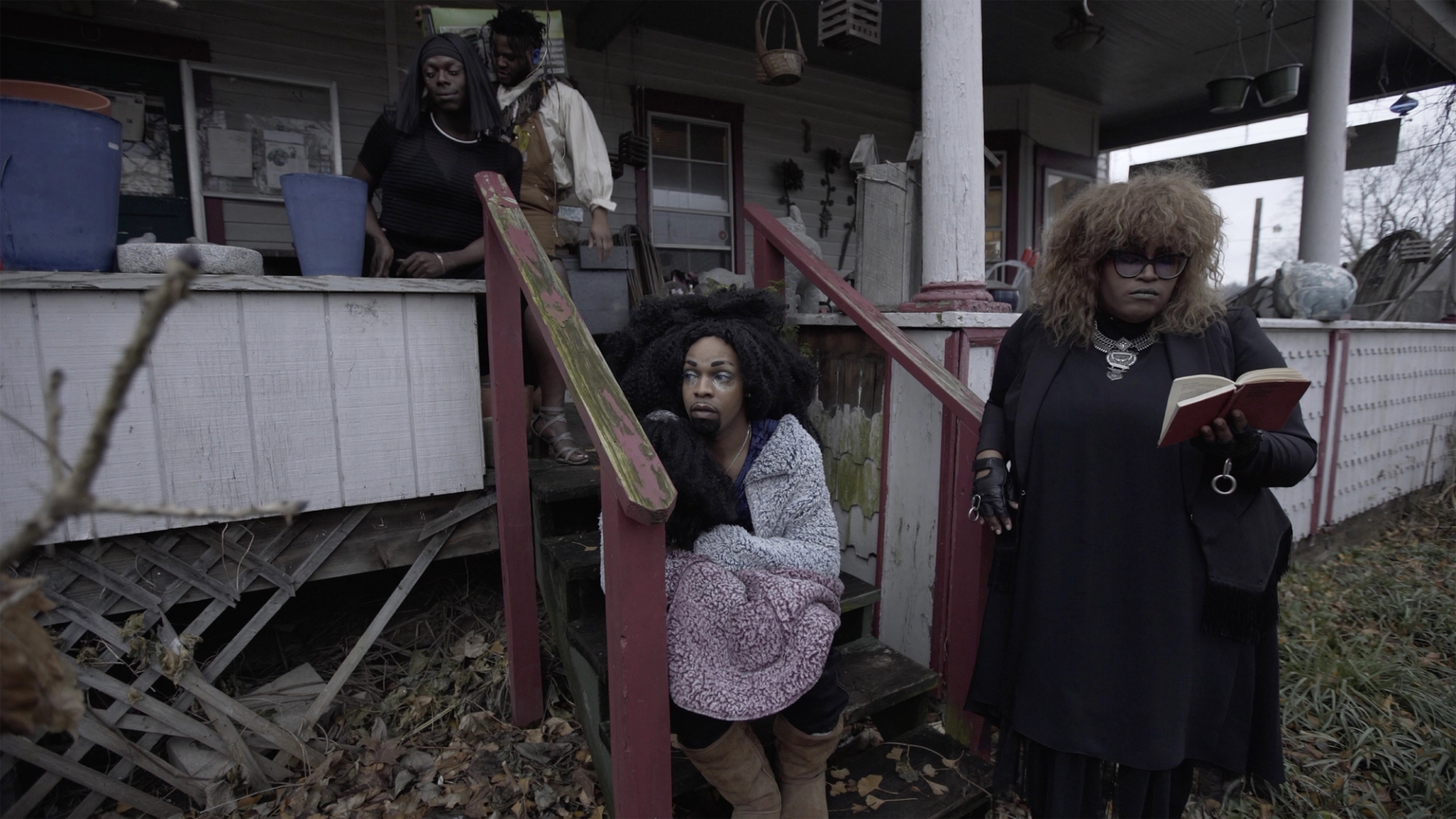 Production still from "Whether Line." Photo: Fitch | Trecartin Studio