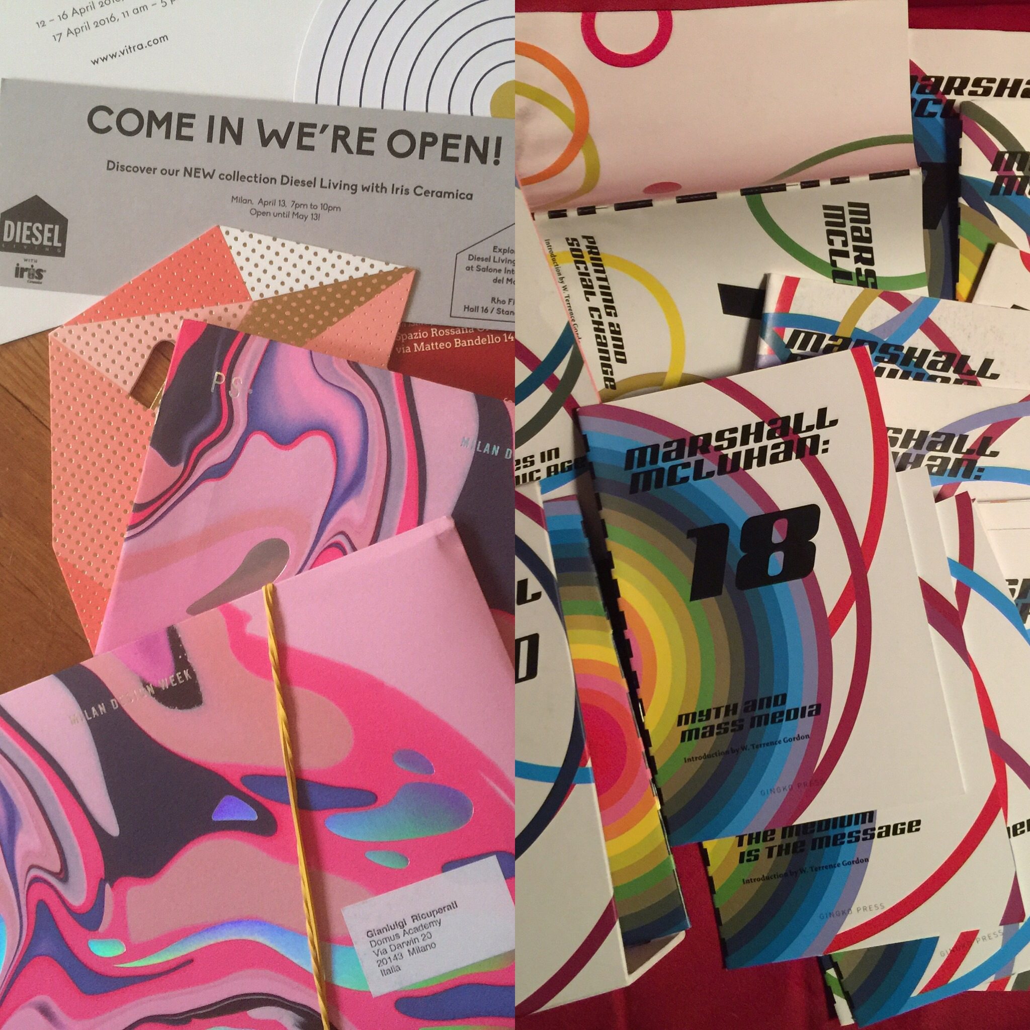 Visiting Milan design week 2016 with MARSHALL MCLUHAN