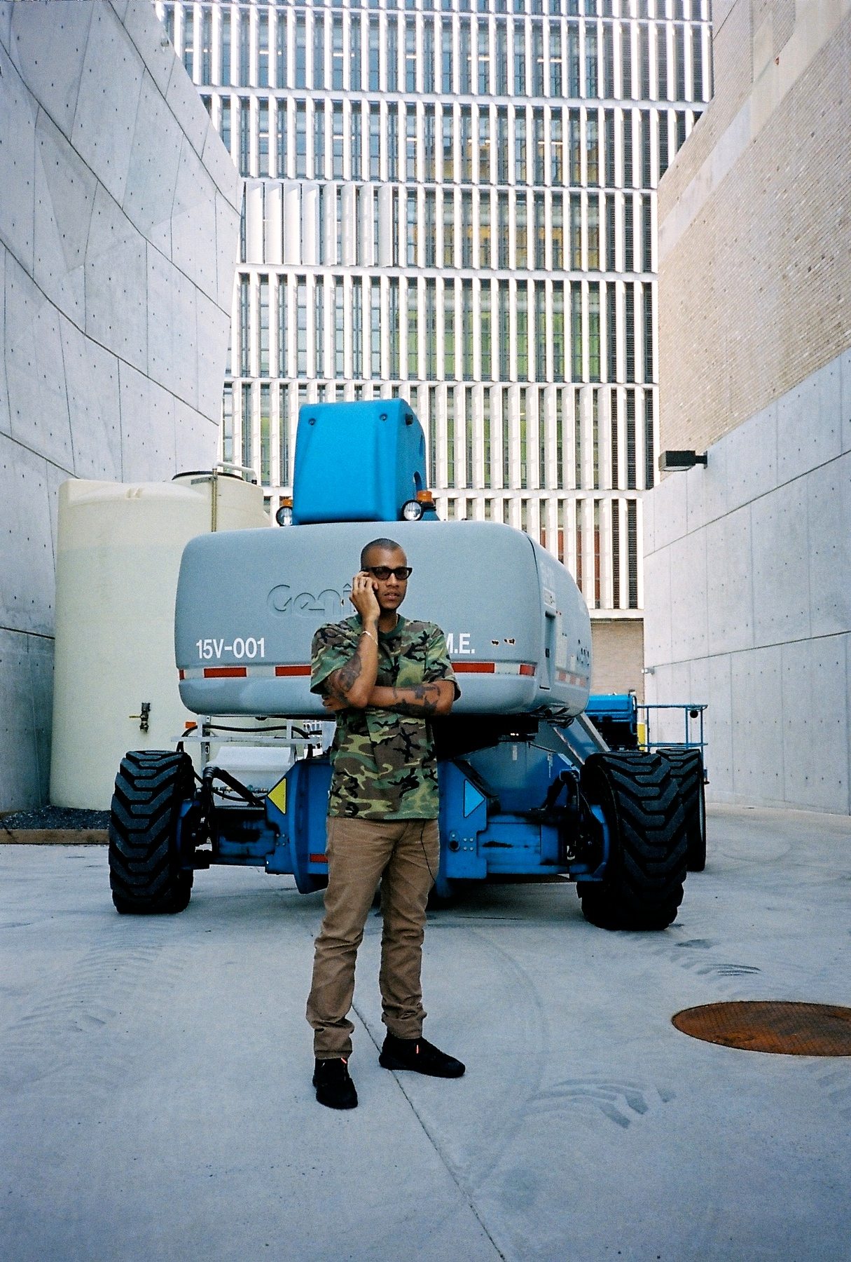 Texting with HERON PRESTON Before the Presentation of His First Collection