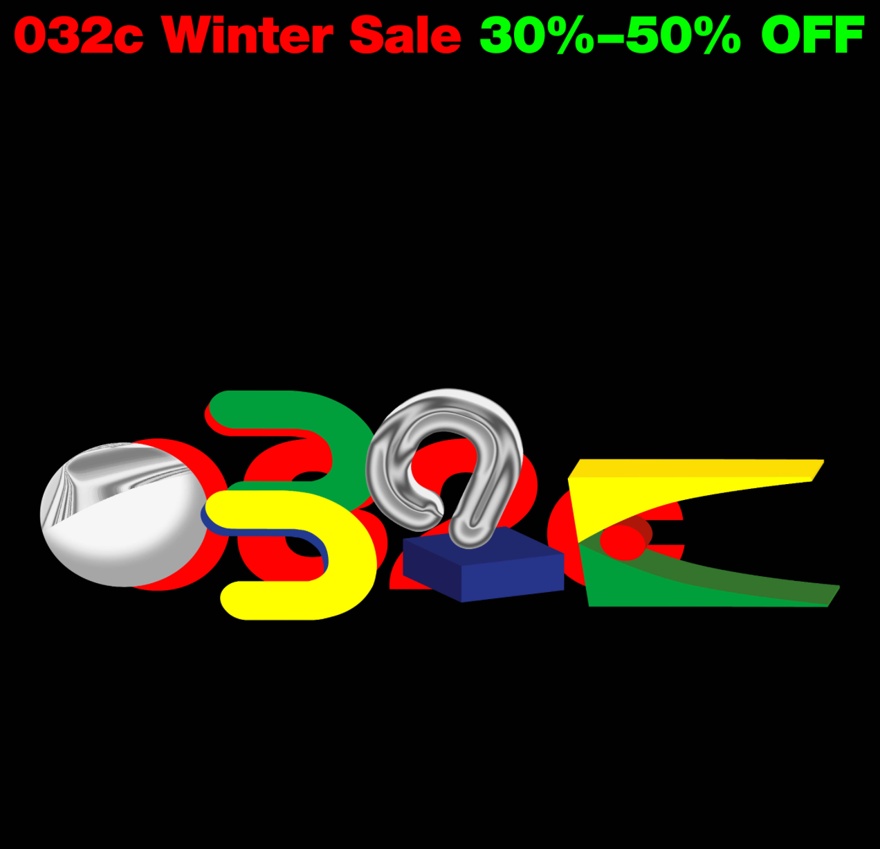 032c WINTER SALE 30-50% off