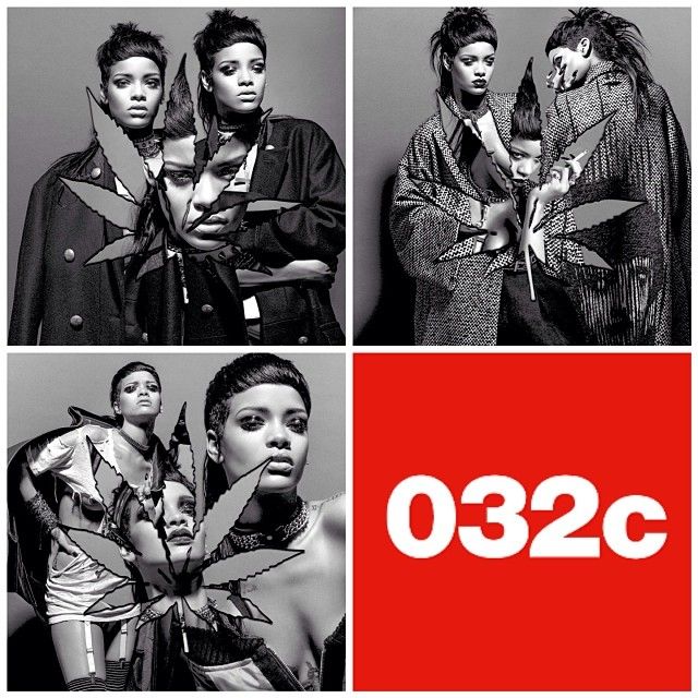 032c DIY Fan Creativity: #RihannaNavy Reimagines Our Cover Shoot On Instagram
