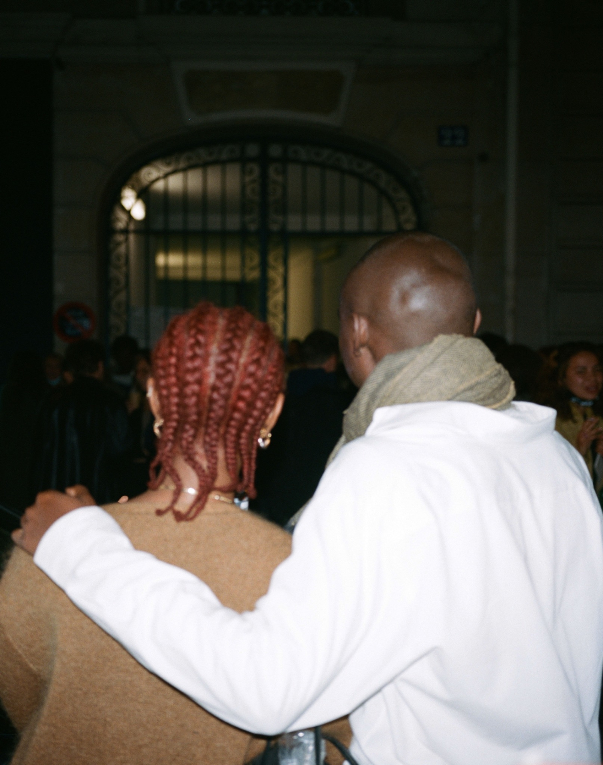 Rhea Dillon and Jibril Durimel marvel at the turnout