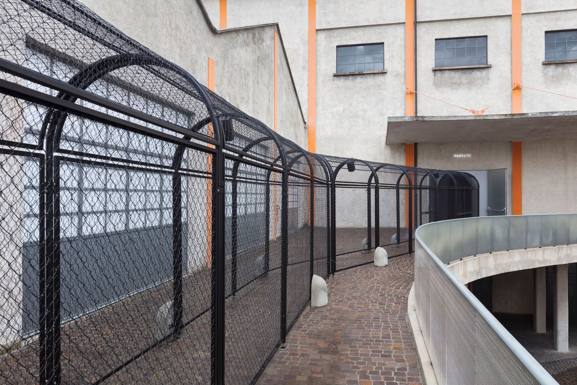 Exhibition view of “Lizzie Fitch | Ryan Trecartin: Whether Line,” Fondazione Prada, 2019. Photo: Andrea Rossetti, courtesy Fondazione Prada