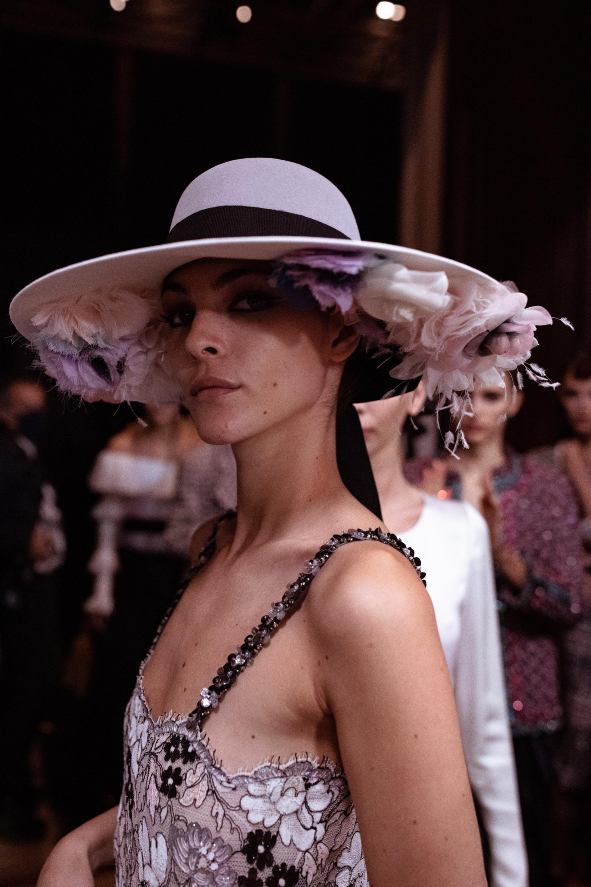Backstage at Chanel Couture, AW 2021/2022