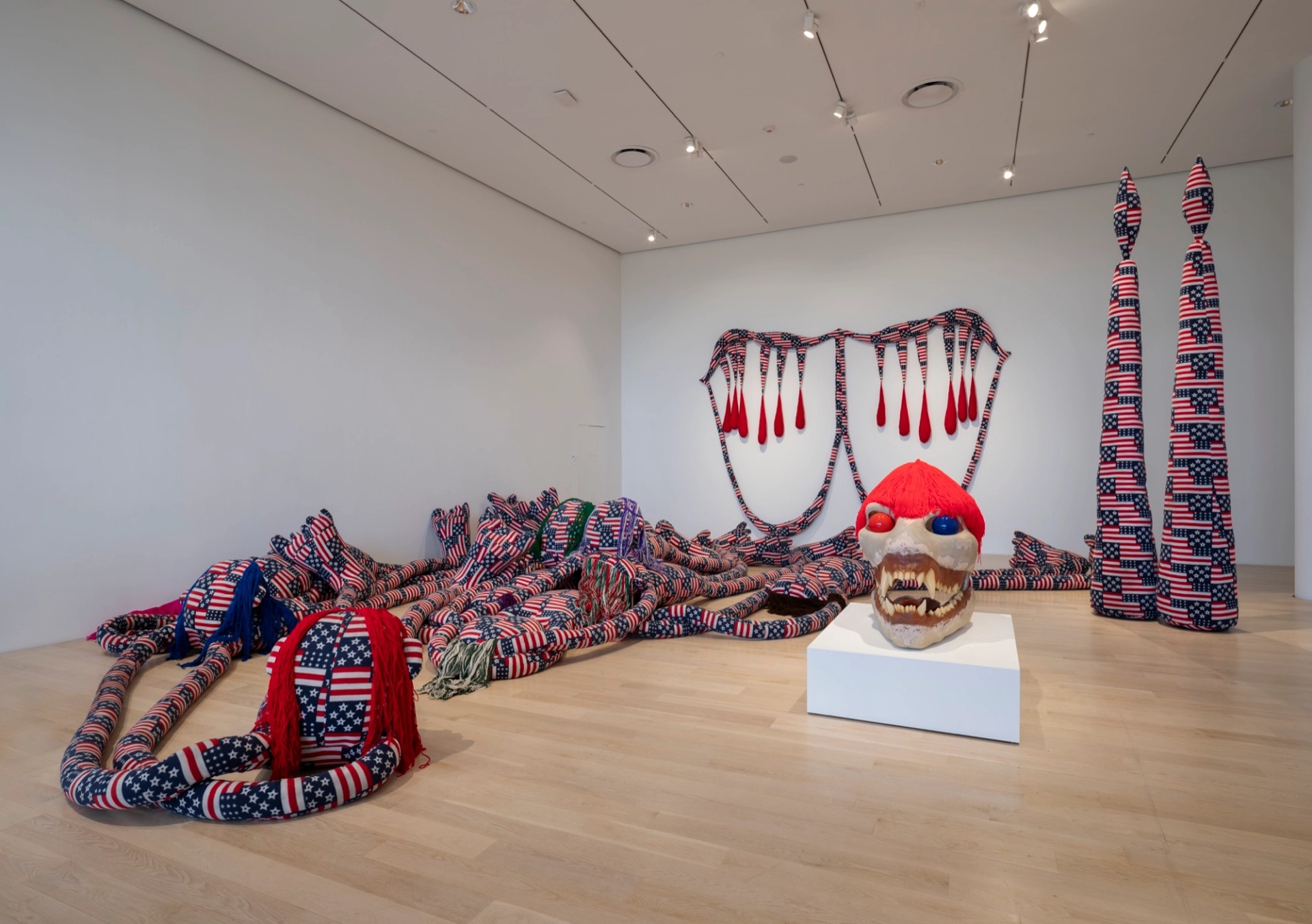 Installation view: "Sterling Ruby" at the Institute of Contemporary Art, Miami. Nov 7, 2019 – Feb 2, 2020. Photo: Fredrik Nilsen Studio.
