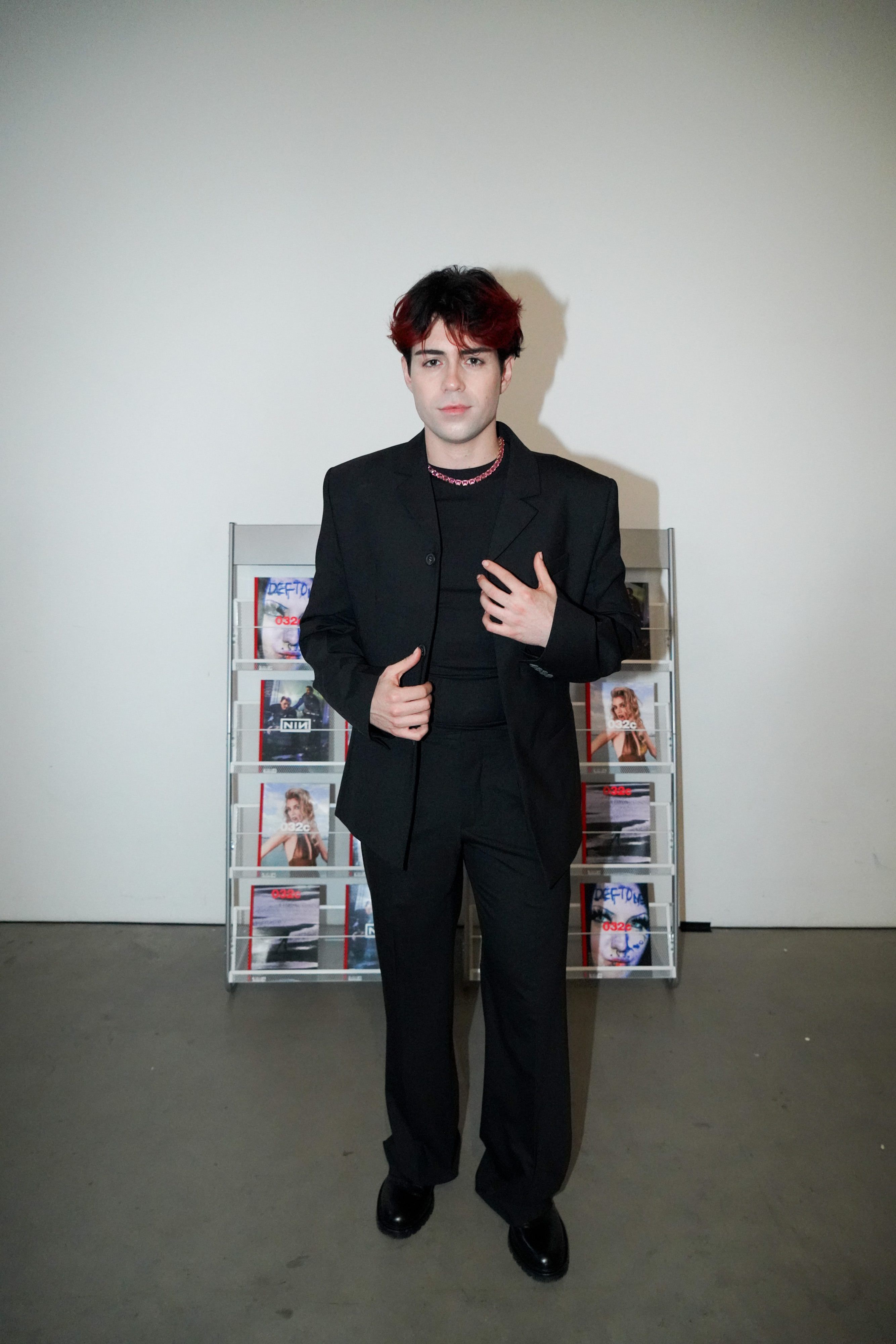Benji Krol, dressed in 032c Readytowear, Photo: Tina Khuntsaria