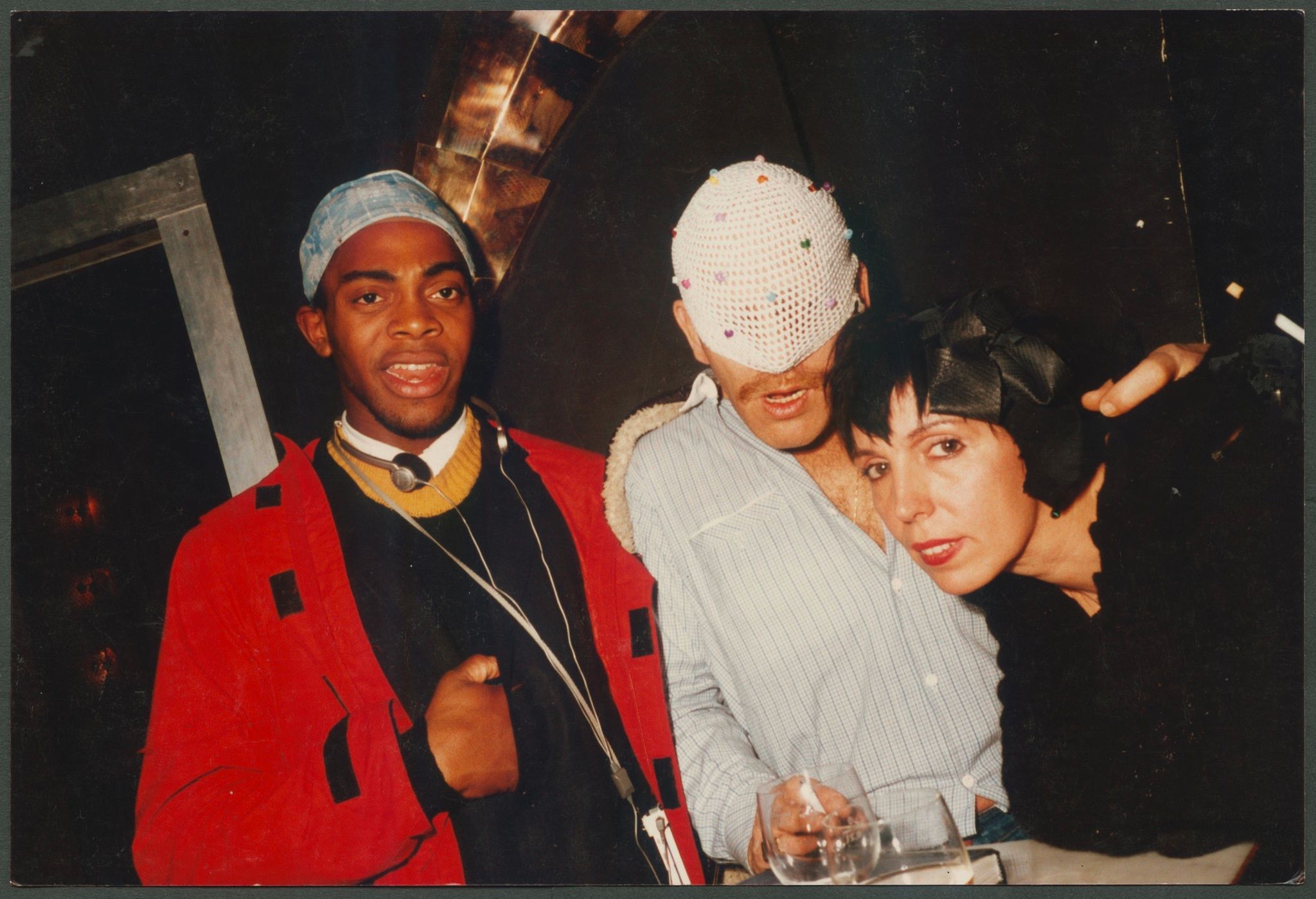 Skoda with Andre Walker (left) and a friend in New York.