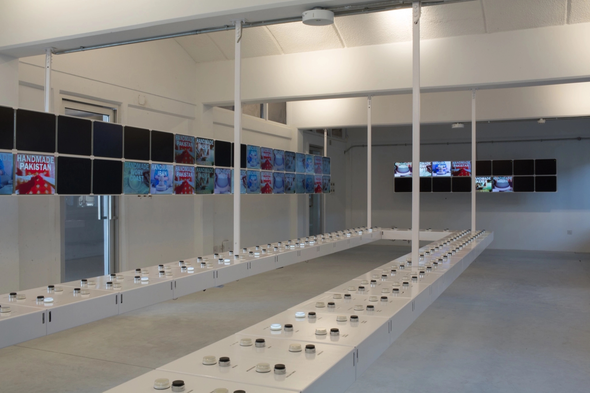 Farzin Lotfi-Jam, Felicity D. Scott, Mark Wasiuta, Media Habitat, c. 1975, 2019. Installation view. Commissioned for ‘Rights of Future Generations’, inaugural edition of the Sharjah Architecture Triennial. 2019. Photo courtesy of Antoine Espinasseau.