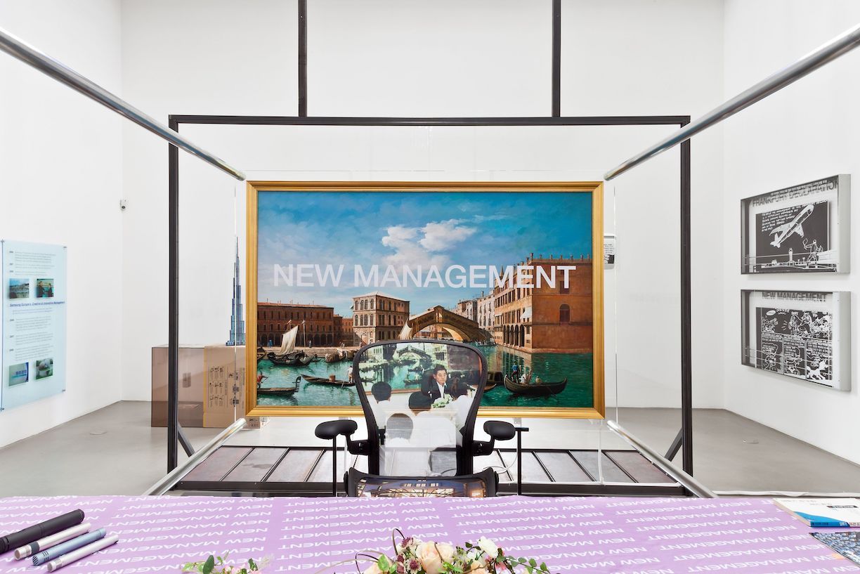 SAMSUNG Über Alles: Artist SIMON DENNY Exhibits the Electronic Company’s Climb to Global Dominance