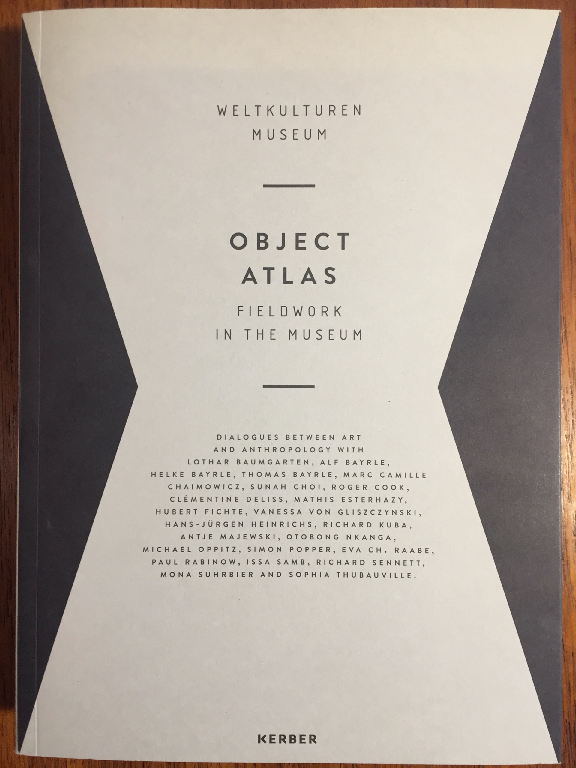 Cover of “Object Atlas. Fieldwork in the Museum”, edited by Clémentine Deliss, Kerber, Bielefeld 2011 (English and German editions)