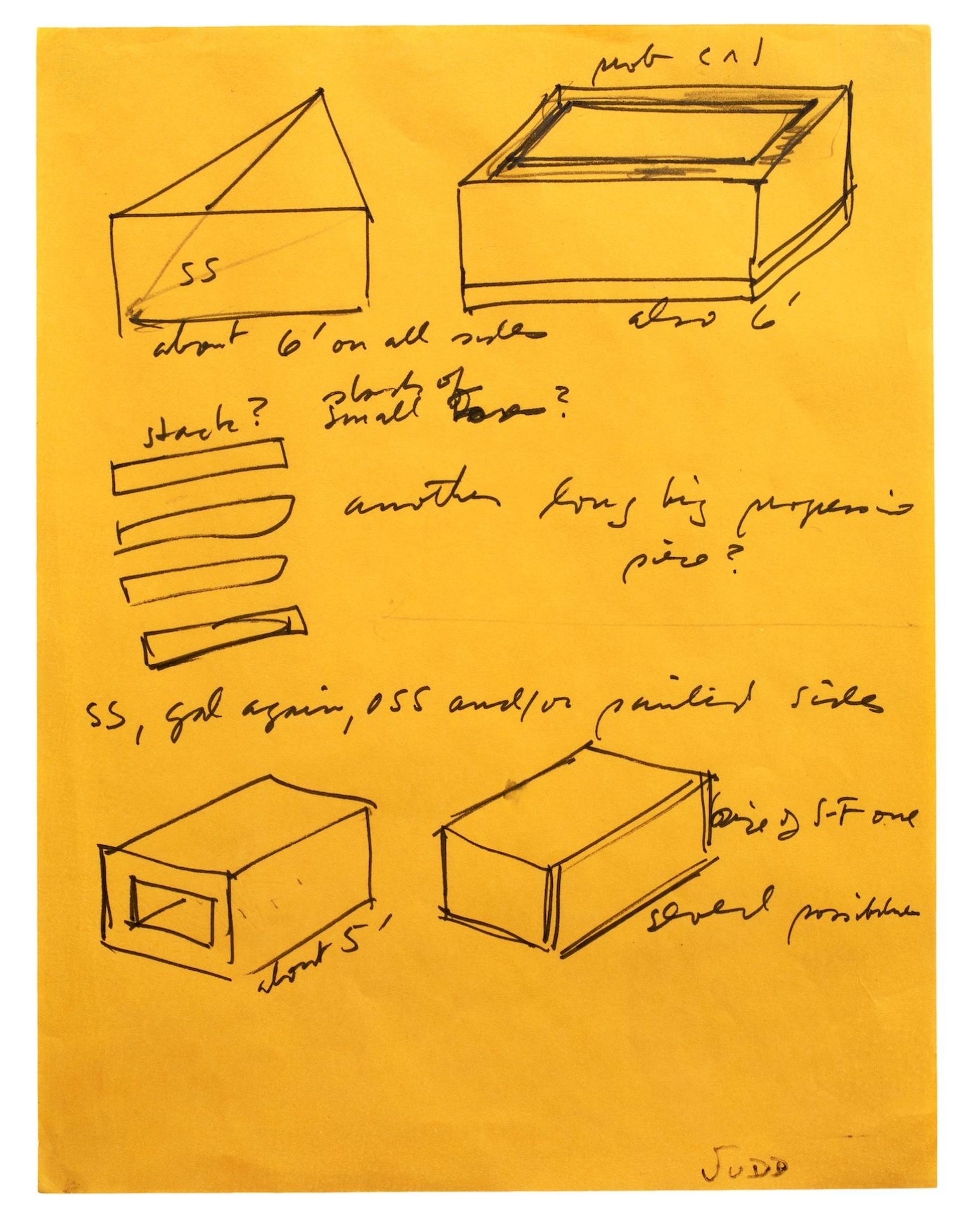How Did DONALD JUDD Come Up with All Those Boxy Sculptures?
