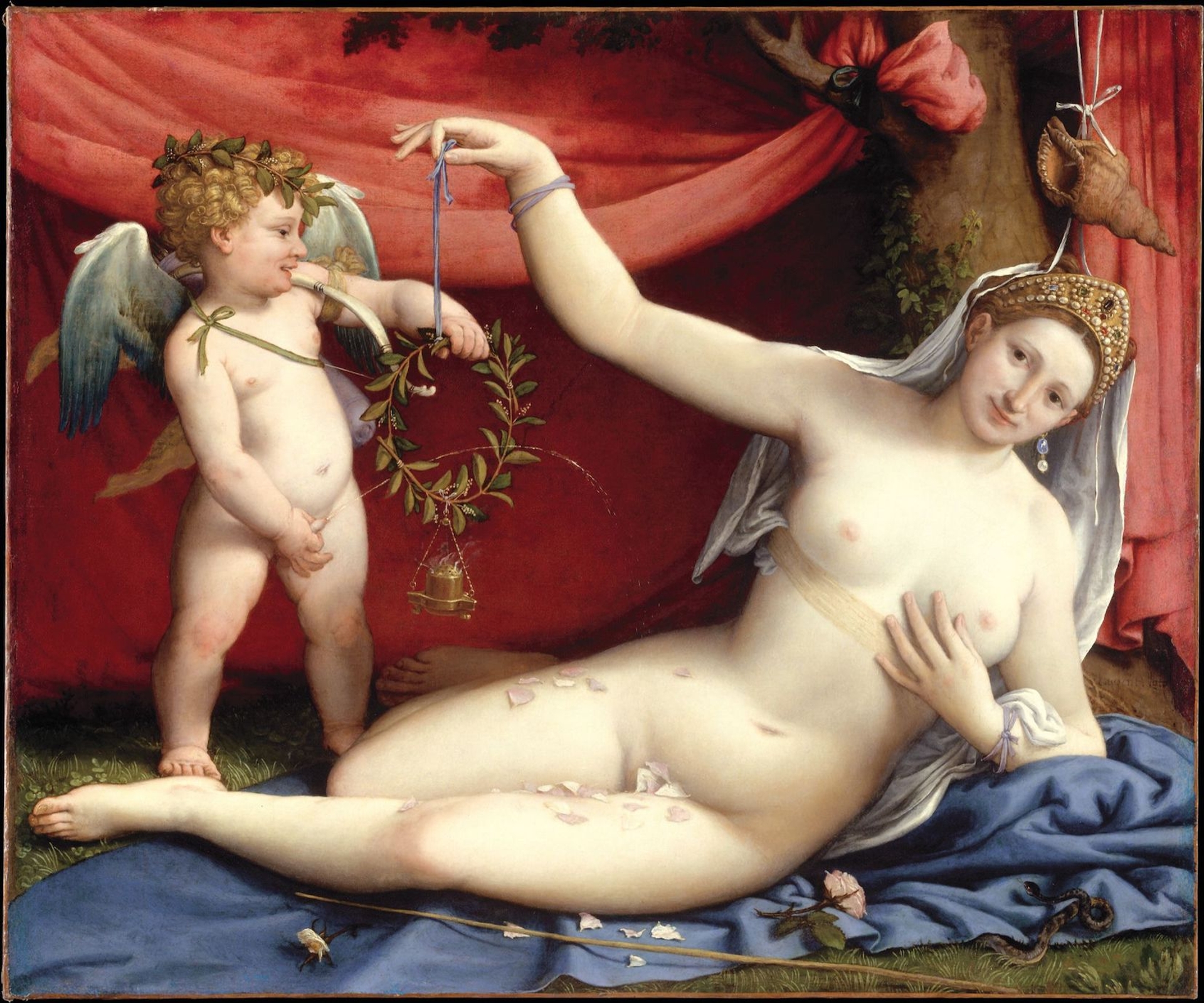 Lorenzo Lotto, Venus and Cupid (c.1525). Courtesy of the Metropolitan Museum of Art, New York