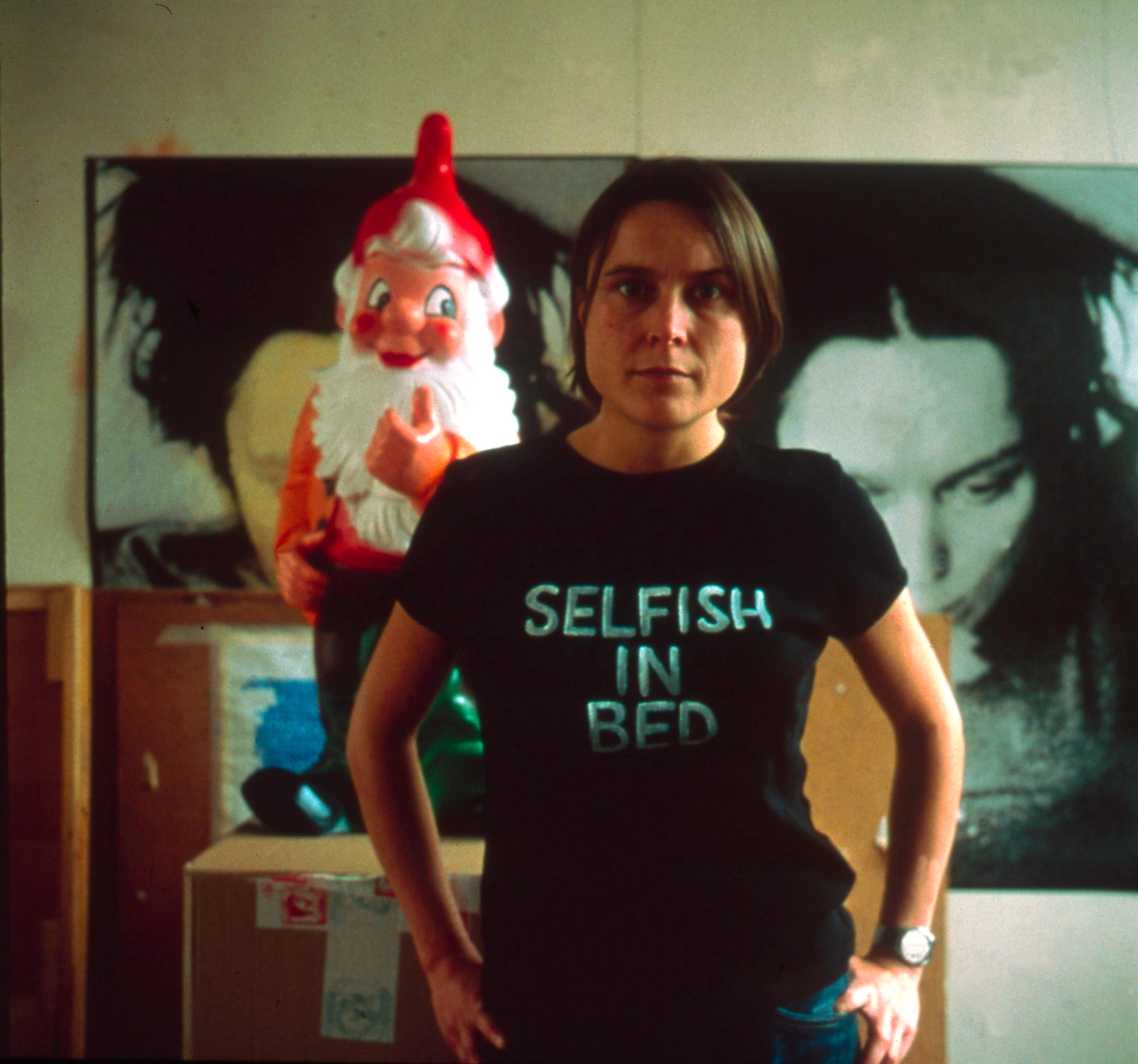 "Selfish in Bed II," 2000, self-portrait. Courtesy Sadie Coles HQ