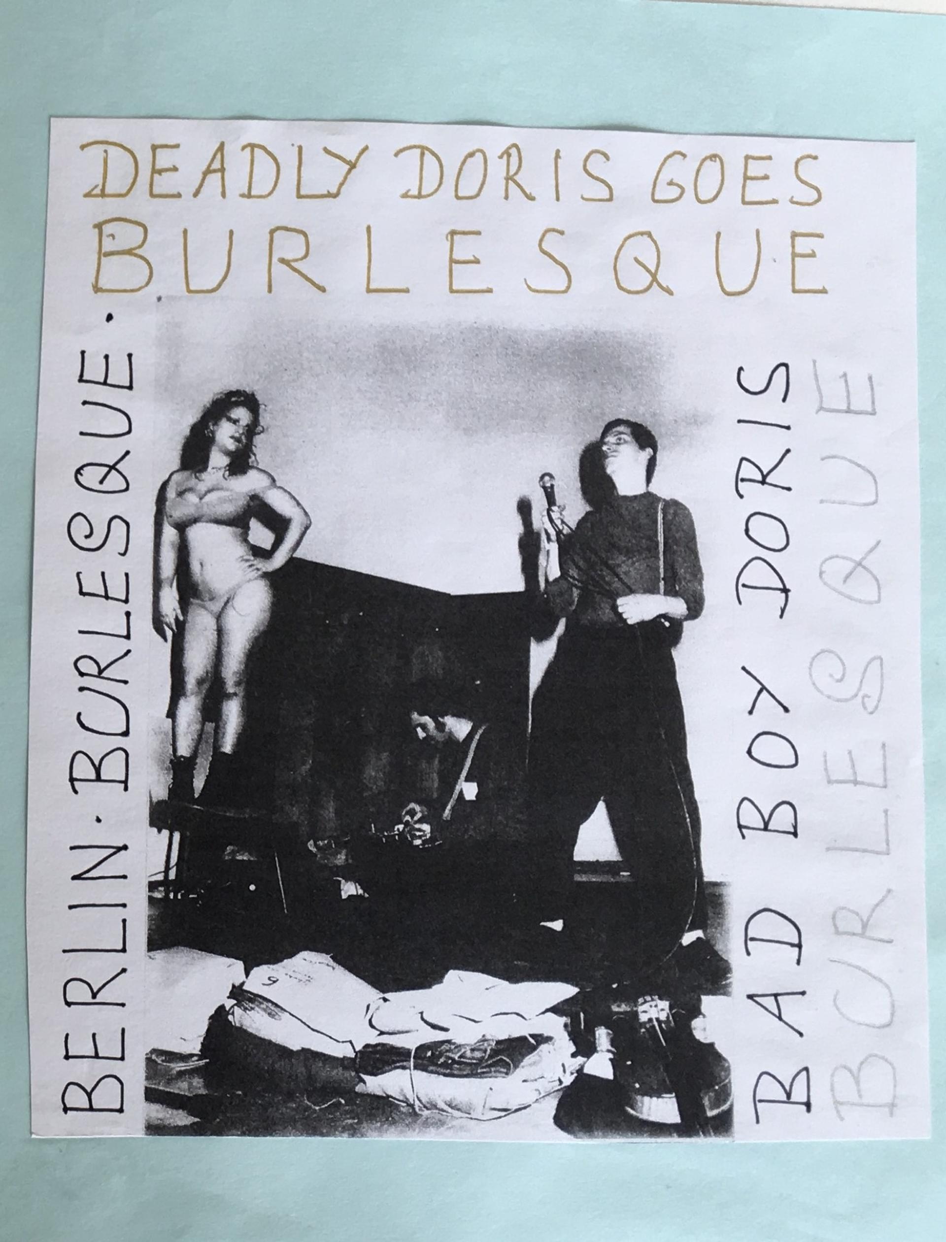 Bourlesque/Courtesy Wolfgang Müller/Archiv der Tödlichen Doris