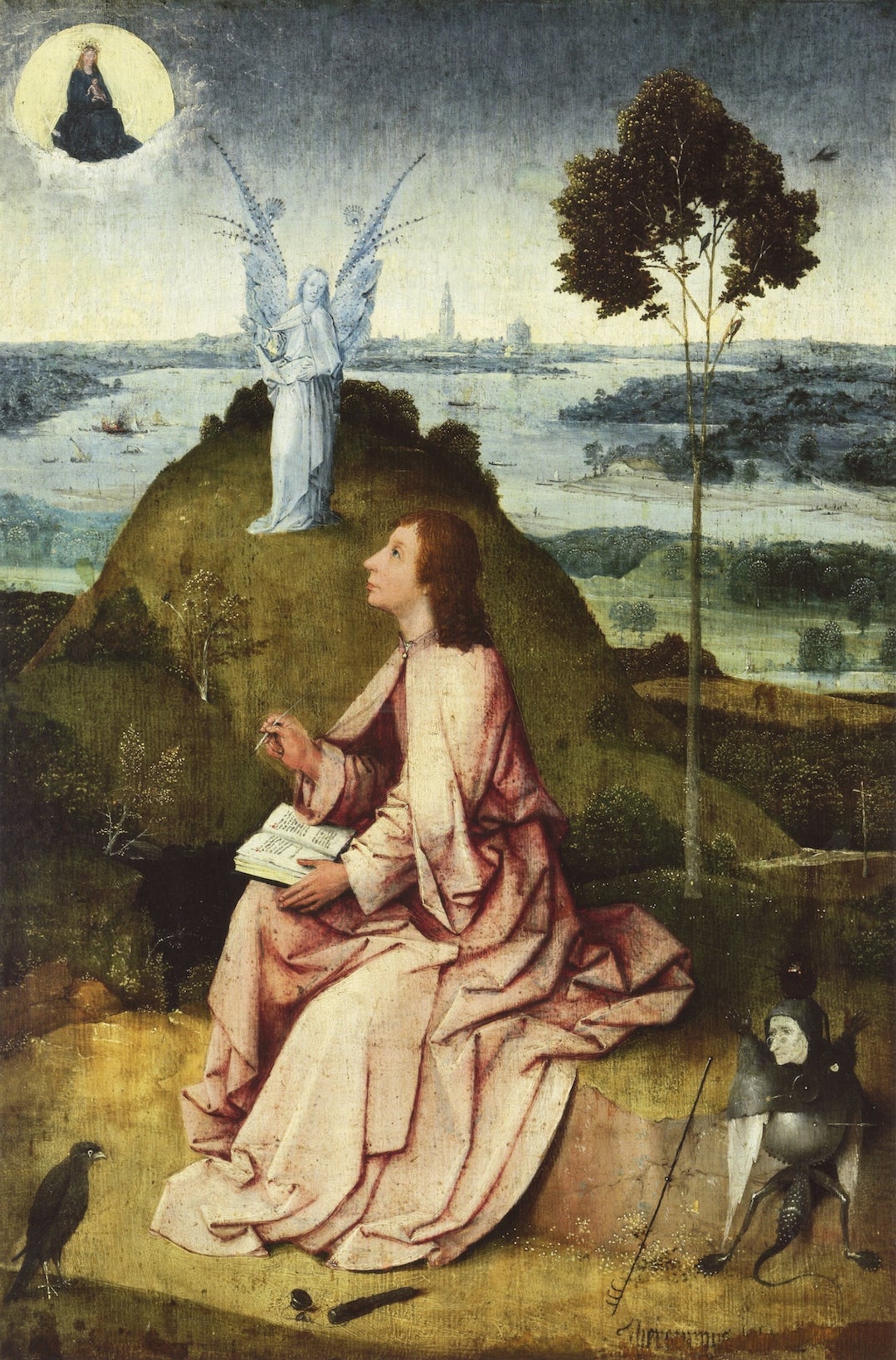 Hieronymus Bosch, St. John the Evangelist on Patmos, 1488