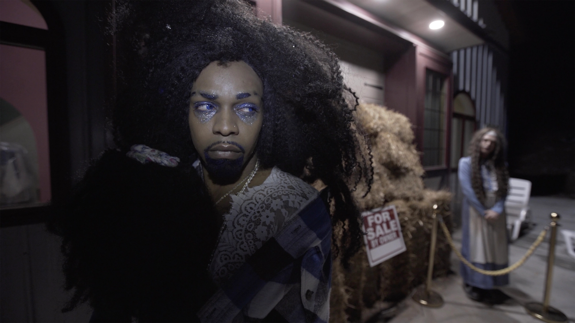 Production still from "Whether Line." Photo: Fitch | Trecartin Studio