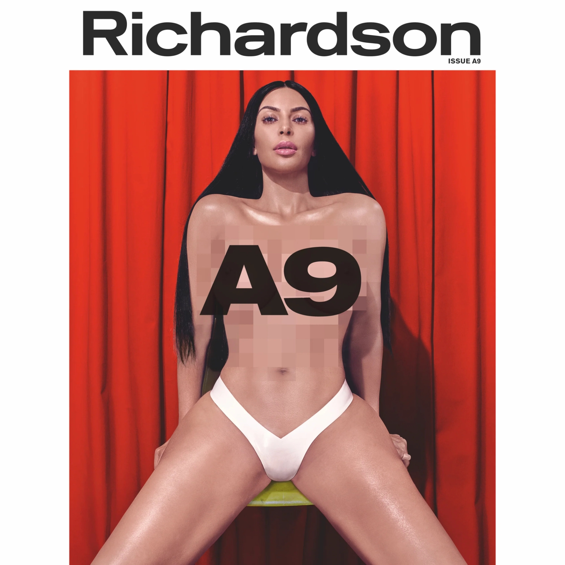 Kim Kardashian, A9: The 20th Anniversary Issue, Photo: Steven Klein.