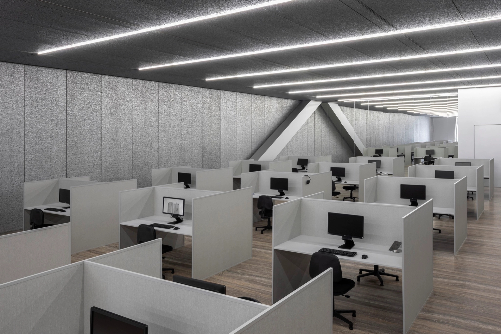 Installation view, Elmgreen & Dragset, “Useless Bodies?" Fondazione Prada, Milan. Photo: Andrea Rossetti; courtesy of Fondazione Prada