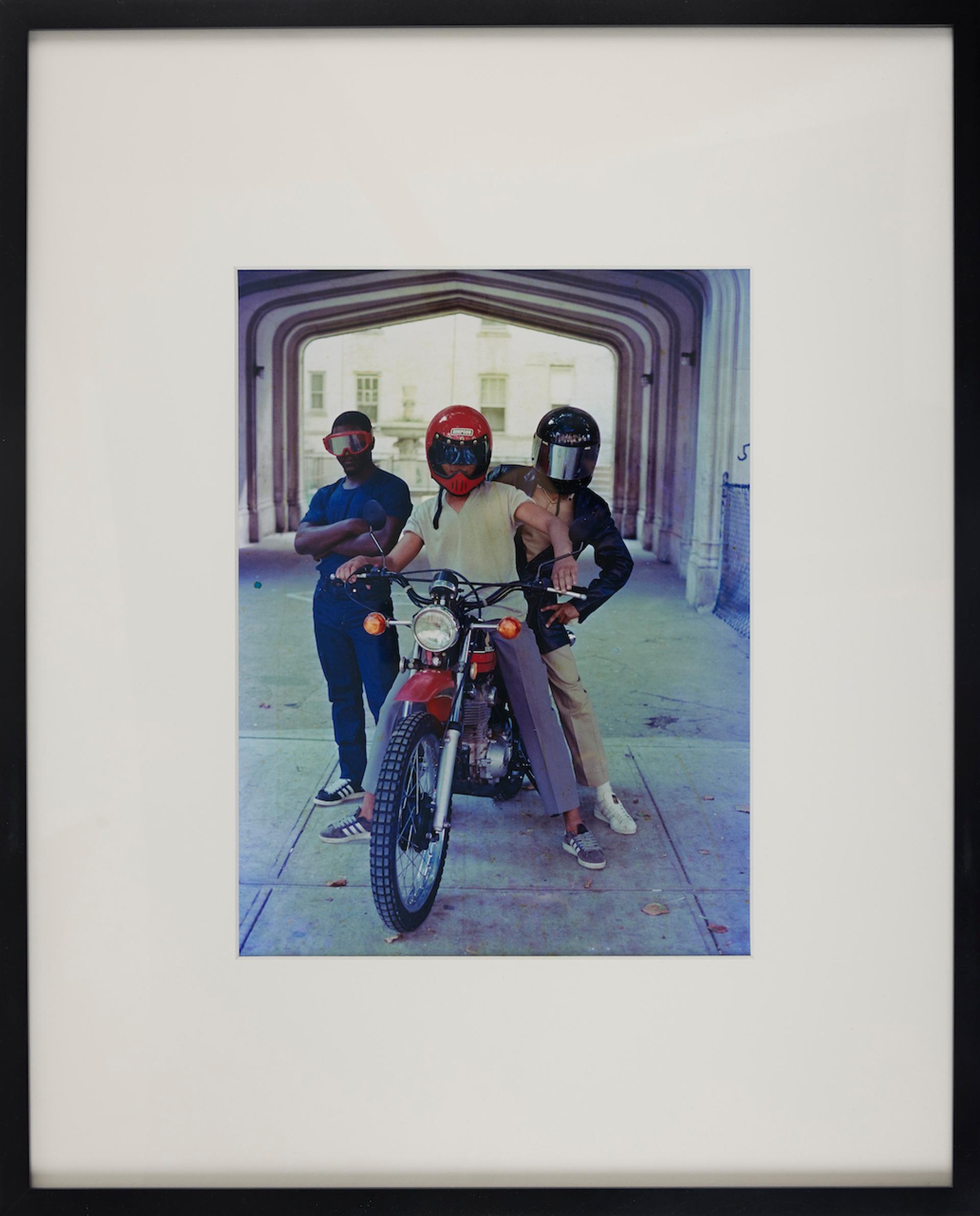 Jamel Shabazz, Biker Boys, Brooklyn, New York, 1981. Courtesy of the Bronx Museum of the Arts